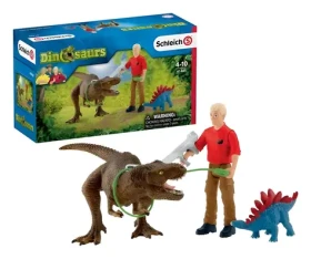 SCHLEICH Dinosaurs 41465 Útok Tyranosaura rexe
