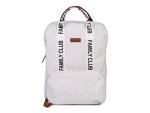 Childhome Přebalovací batoh Family Club Signature Teddy Off White / 40 x 30 x 16 cm (CWBPSTW)