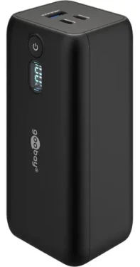 Goobay 20000mAh černá / Powerbanka / USB-C PD 65W / QC / LC displej (76254)