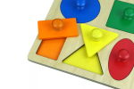 Moyo Montessori Moyo Montessori 5 geometrických tvarů na desce