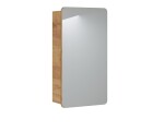 COMAD - Zrcadlová skříňka 40cm 1 dvířka ARUBA 5907611647288