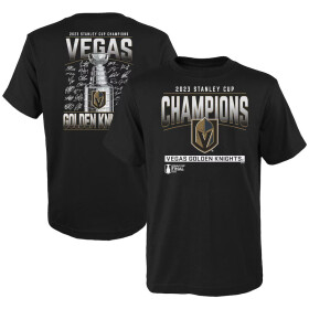 Fanatics Dětské tričko Vegas Golden Knights 2023 Stanley Cup Champions Signature Roster Velikost: Dětské let)