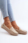 Dámské mokasíny DF937 Světle béžová - Step in style světle béžová 38