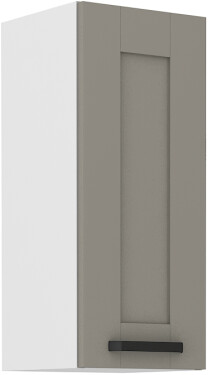 Horní skříňka Luna 30 G-72 1F Barva korpusu: Bílá, Barva dvířek: Clay Grey