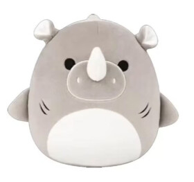 Squishmallows Šedý žraločí nosorožec - Bruno 20 cm