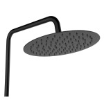 INVENA - Sprchový sloup s baterií, Alonia Trend, černý leskAU-70-D04-V