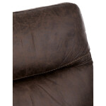 TV a relaxační křeslo s elektrickým ovládáním, potah hnědá látka v dekoru vintage, 1 motor 240V