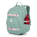Mintový studentský batoh Topgal VIKI 25030 SET SMALL
