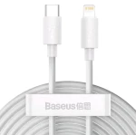 Baseus TZCATLZJ-02 Simple Wisdom bílá / Kabel kit USB-C na Lightning 20W 1.5 m / 2ks (57983104537)