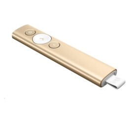 Logitech prezentér Spotlight, Bezdrátový, Bluetooth, zlatá EDF_288730