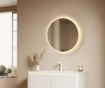 Zrcadlo se senzorem SAT Cool 60x60 cm bílá SATZCO60 SATZCO60