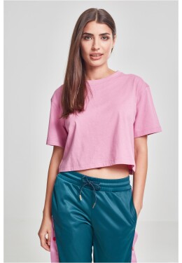 Dámské krátké oversized tričko coolpink