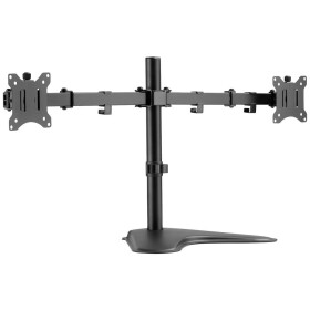 Digitus DA-90401 2násobný držák na stůl pro monitor 38,1 cm (15) - 81,3 cm (32) černá, černá (matná) otočný, nastavitelná výška, naklápěcí, naklápěcí +