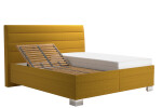 Postel Britania 180 x 200 látka: Nero Beige / Alfa Gold