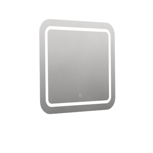 Naturel - Zaoblené zrcadlo 80x70 cm s LED osvětlením, topná fólie, senzor s nastavitelnou teplotou 2700-6500K, IP44 ZIL8070KTLEDS ZIL8070KTLEDS