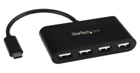 StarTech USB-C Hub 4 porty černá / USB hub / USB 2.0 / 4x USB-A (ST4200MINIC)