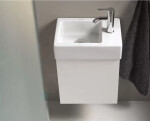 DURAVIT - Vero Air Umývátko 380x250 mm, bez přepadu, otvor pro baterii vpravo, WonderGliss, bílá 07243800001