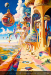 Nástěnný kalendář 2026 Helma - Surreal New Worlds
