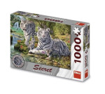 Puzzle Bílí tygři 1000 dílků Secret Collection
