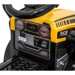 Mamido Dětský elektrický traktor G320 s radlicí žlutý