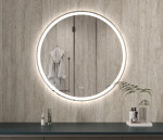 CERANO - Koupelnové LED zrcadlo Eterno - Ø 100 CER-8050BD6950