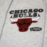 Mitchell & Ness Pánská mikina Chicago Bulls NBA 6 Time Champs Hoodie Silver Marle Velikost: S
