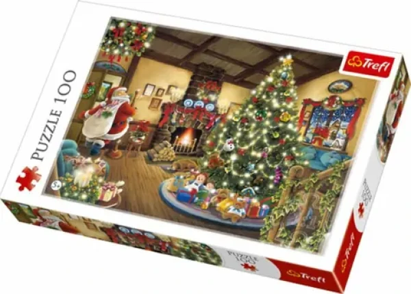 Trefl - Puzzle - Santa u stromečku