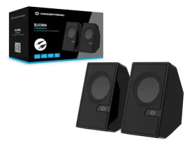 Conceptronic BJORN02B černá / Reproduktory / 2.0 / Bluetooth 5.0 / 6W (BJORN02B)