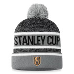 Fanatics Pánská zimní čepice Vegas Golden Knights NHL 2023 Stanley Cup Champions Cuffed Knit Hat with Pom
