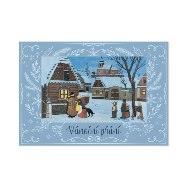 Vánoční přání Josef Lada - Koledníci - Albi