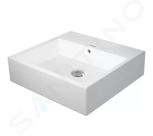 DURAVIT - Vero Air Umyvadlo 500x470 mm, s přepadem, bez otvoru pro baterii, bílá 2350500028