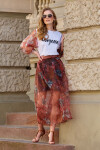 Sukně dlouhá model 145582 Makadamia 38