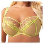 Dámská podprsenka 496 Paradise green - GORSENIA limetková 75/H