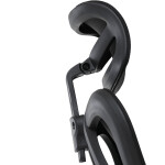 Židle kancelářská, nastavitelný podhlavník, potah černá síťovina mesh, mechanika permanent kontakt