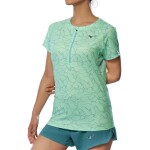 Mizuno Graphic Trail Tee(W) Neomint - Běžecké tričko Mizuno Graphic Trail Tee J2GAC20631 Velikost textilu: M