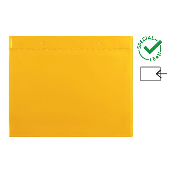 Djois magnetická identifikační kapsa A4, žlutá, 10 ks