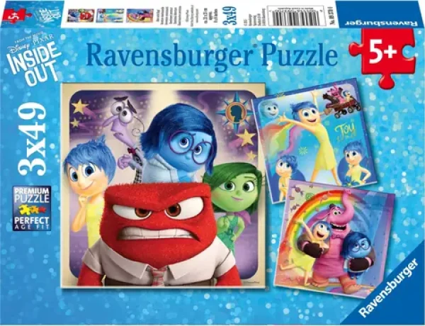 RAVENSBURGER Puzzle V hlavě 2: Emoce