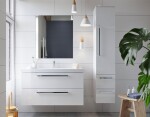 Mereo Bino, koupelnová skříňka s keramickým umyvadlem 81 cm, bílá CN661