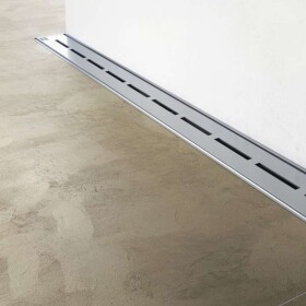 RAVAK - Runway Sprchový odtokový žlab 85 cm, ke zdi, nerez X01628