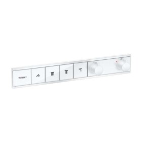 HANSGROHE - RainSelect Baterie pod omítku pro 4 spotřebiče, matná bílá 15382700