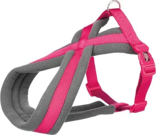 TRIXIE Postroj Premium touring fuchsia M-L / 50-90 cm / 25 mm / polstrovaný (TX-204011)
