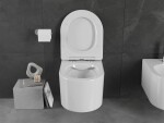MEXEN - Sofia Závěsná WC mísa bez sedátka, bílá 3354XX00
