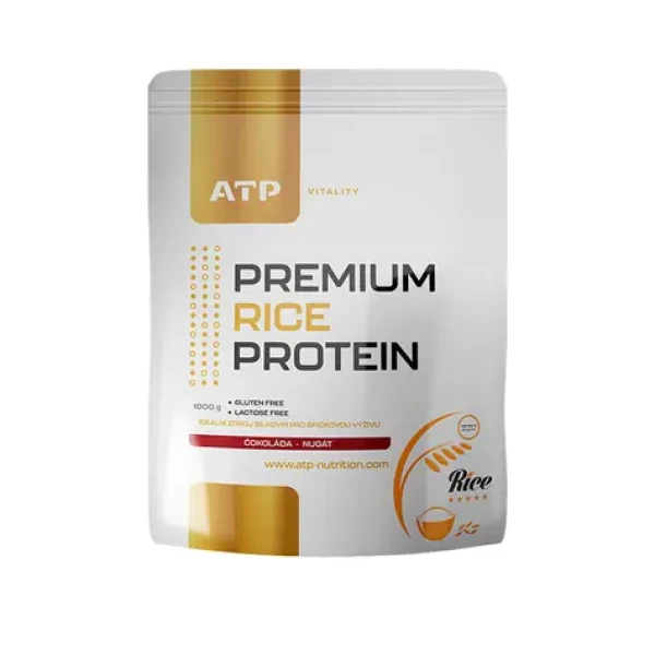 ATP Vitality Premium Rice Protein 1000 g čokoláda nugát (14168)