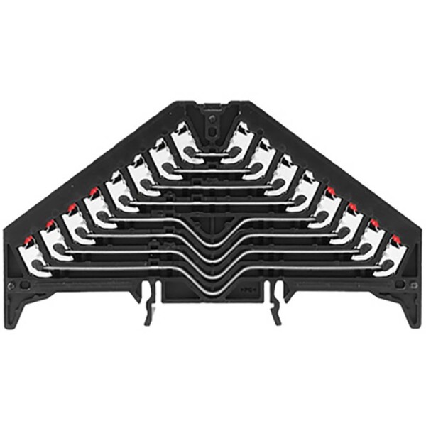 Weidmüller 1173800000 řadicí rozvaděč 9.20 mm pružinové připojení černá 20 ks