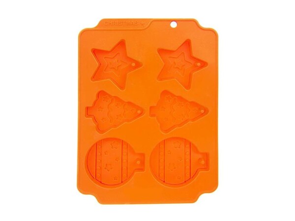 Forma na pečení vánočního cukroví ORION 23x17x1,5cm Orange