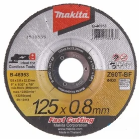 Makita B-46953 Řezný kotouč na nerez 125x0.8x22mm (B-46953)
