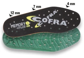 Stélka Cofra ESD Memory Plus Velikost boty: 47, pracovní vložky