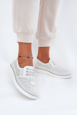 Dámské Polobotky Na Klínku Bílé Azethia 39