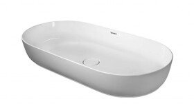 DURAVIT - Luv Umyvadlo na desku, 80x40 cm, WonderGliss, bílá 03798000001
