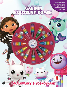 Gábinin kouzelný domek - Omalovánky s voskovkami - Kolektiv